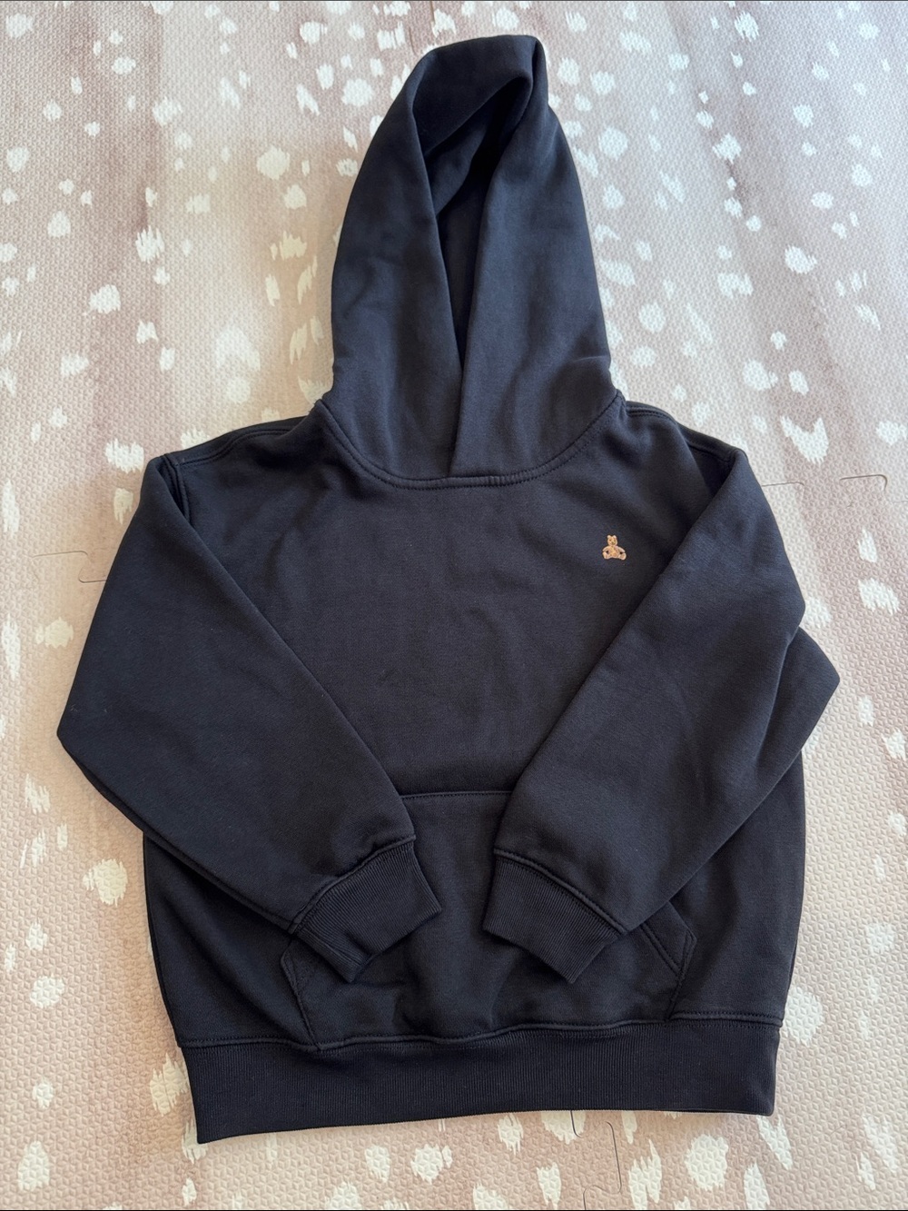 BabyGap Girls Black Brannan Bear Pullover Hoodie 5T
